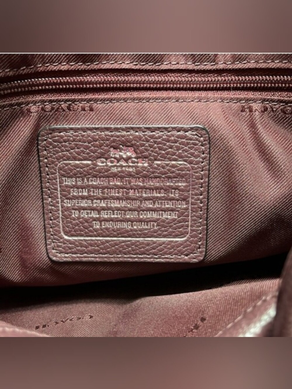 Coach 36519 Patchwork Rogue Tote / Shoulder Bag - Purple Multi Suede & Leather - Picture 10 of 15
